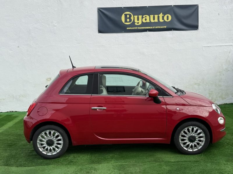FIAT 500 1.2  69 CV PACK LOUNGE / TOIT PANO / GARANTIE 6 MOIS 