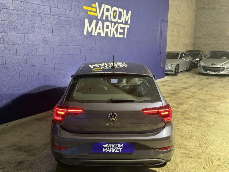 VOLKSWAGEN POLO 6 1.0 TSI 95cv STYLE DSG7 - IQ LIGHT - GARANTIE VW - 1er MAIN - 31 500klm 