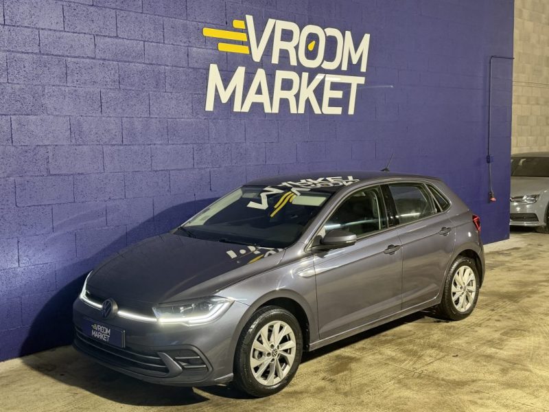 VOLKSWAGEN POLO 6 1.0 TSI 95cv STYLE DSG7 - IQ LIGHT - GARANTIE VW - 1er MAIN - 31 500klm 