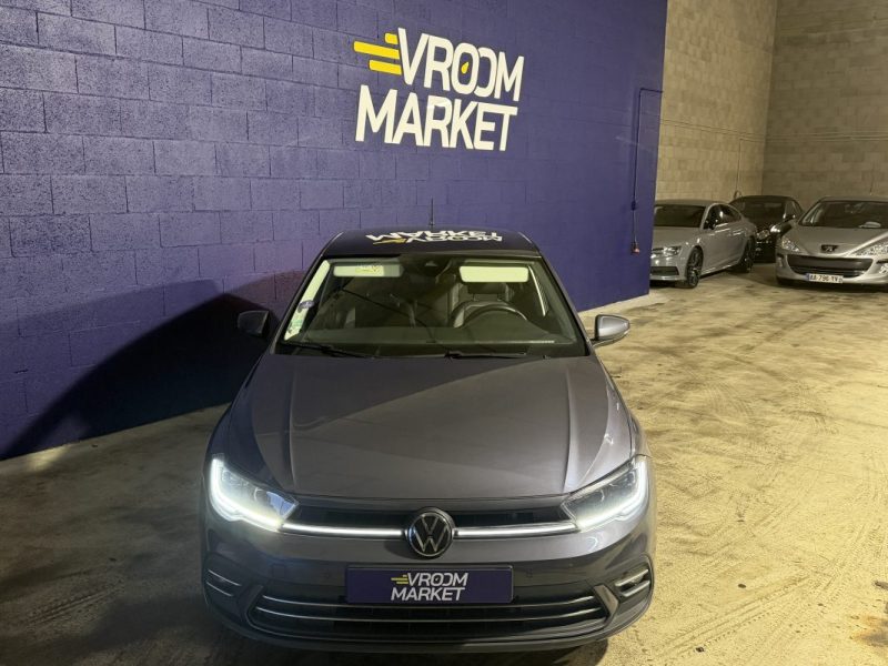 VOLKSWAGEN POLO 6 1.0 TSI 95cv STYLE DSG7 - IQ LIGHT - GARANTIE VW - 1er MAIN - 31 500klm 