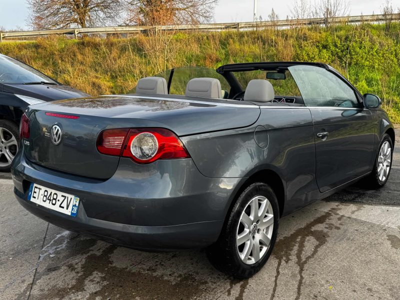 VOLKSWAGEN EOS 2.0 16S TDI 140 DSG TOIT OUVRANT 2007