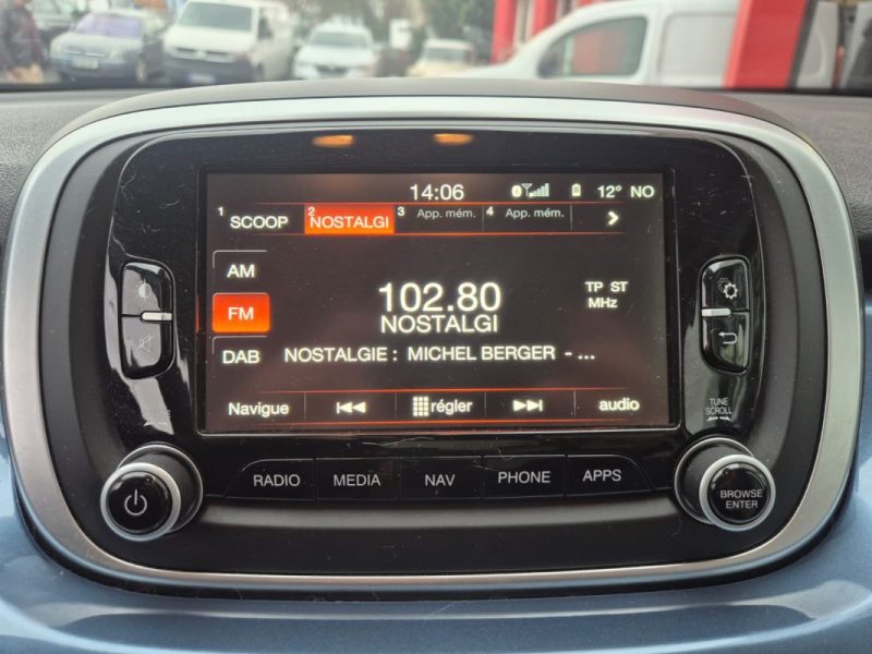 FIAT 500X 500X 1.4 MULTIAIR 140 CH LOUNGE 2017