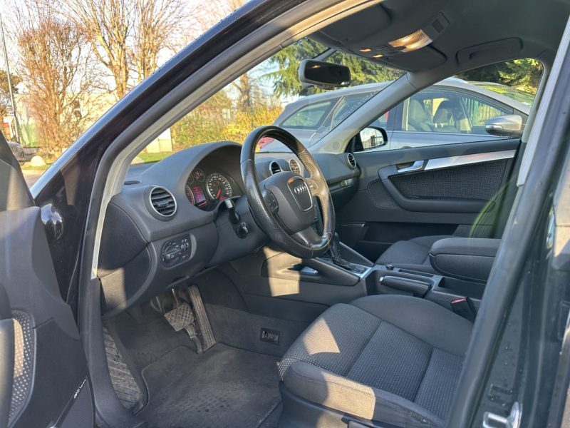 AUDI A3 2L TDI 170 CV Palette au volant / AUDIO BOSE / Paiement 4X ou 10X Possible 