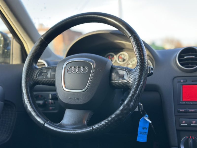 AUDI A3 2L TDI 170 CV Palette au volant / AUDIO BOSE / Paiement 4X ou 10X Possible 