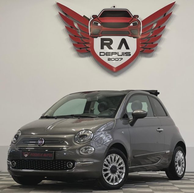 FIAT 500 1.2L LOUNGE CABRIO 70CH 