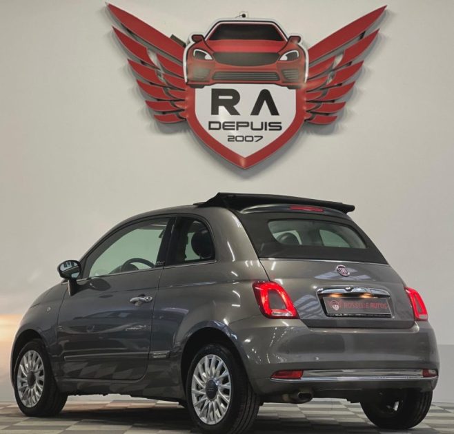 FIAT 500 1.2L LOUNGE CABRIO 70CH 