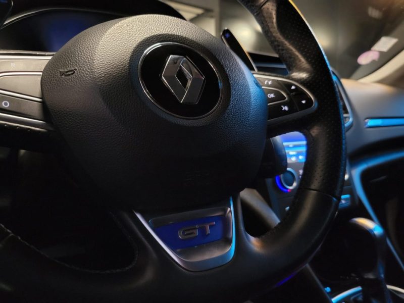 RENAULT MEGANE 1.6 TCE 205CH GT PACK BOSE SIEGES CHAUFFANTS LUMIERES D\'AMBIANCE  2016