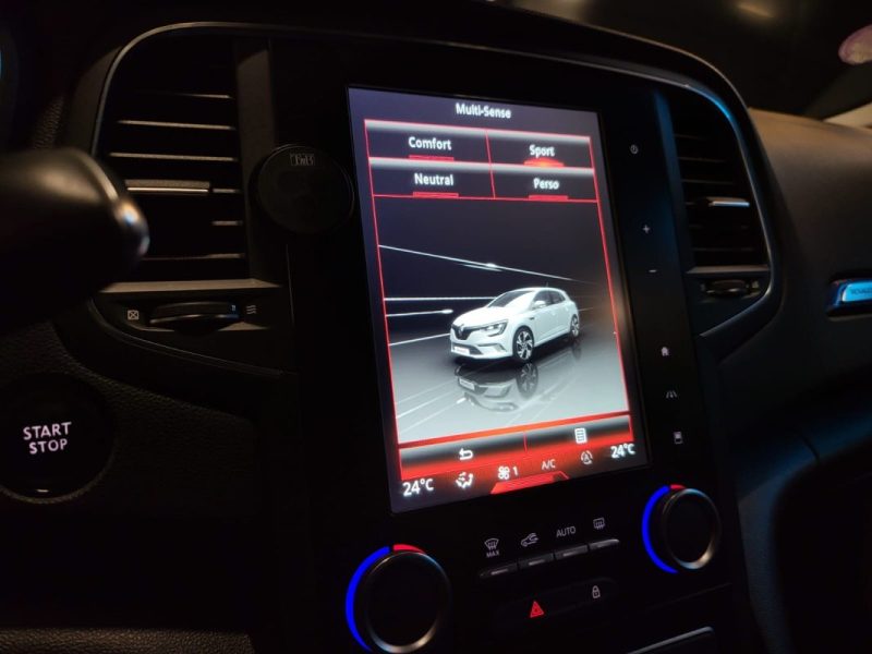 RENAULT MEGANE 1.6 TCE 205CH GT PACK BOSE SIEGES CHAUFFANTS LUMIERES D\'AMBIANCE  2016