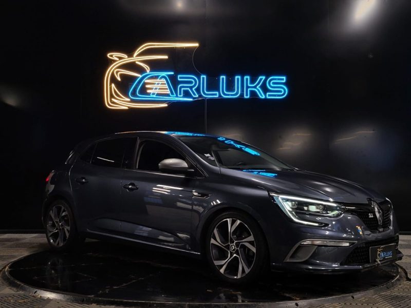 RENAULT MEGANE 1.6 TCE 205CH GT PACK BOSE SIEGES CHAUFFANTS LUMIERES D\'AMBIANCE  2016
