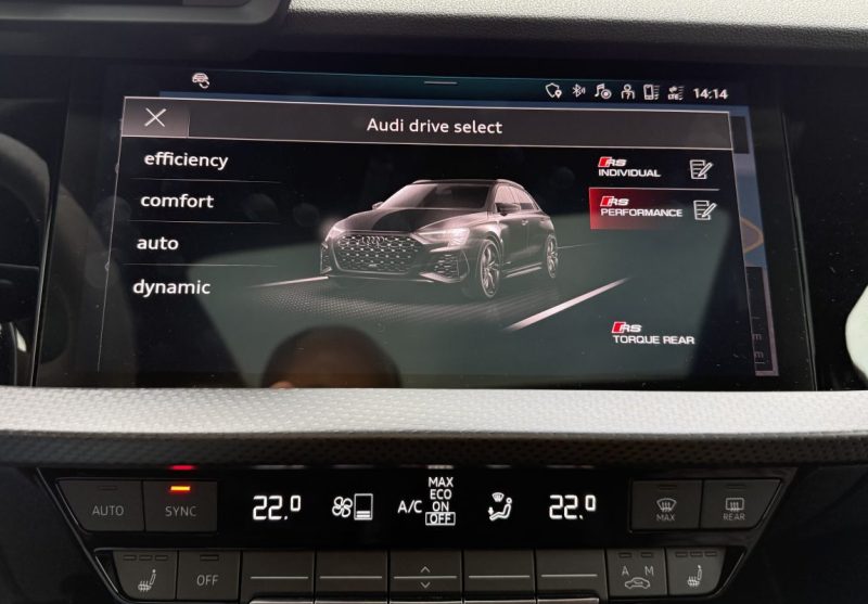 AUDI RS3 SPORTBACK 2.5 TFSI 400 CV QUATTRO S-TRONIC /ORIGINE FRANCE /GARANTIE 2027        