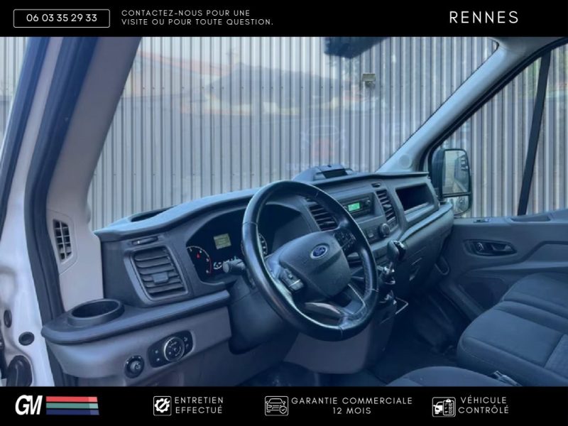 Ford Transit T350 L3H2 2.0 EcoBlue 130ch  – garantie 12 mois / TVA RÉCUPÉRABLE / 1ER MAIN