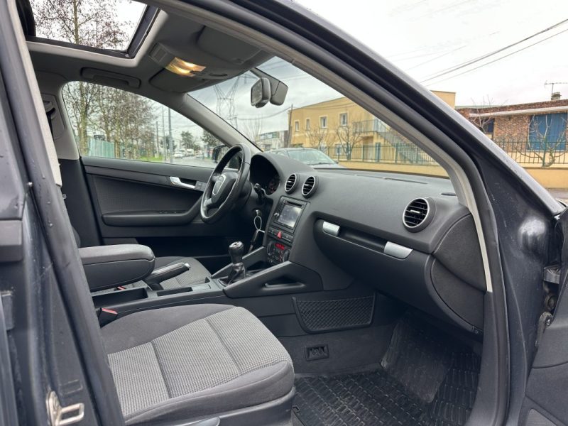 AUDI A3 SPORTBACK 1,4L TFSI 125CV Double Toit Panoramique / Paiement 4X ou 10X Possible