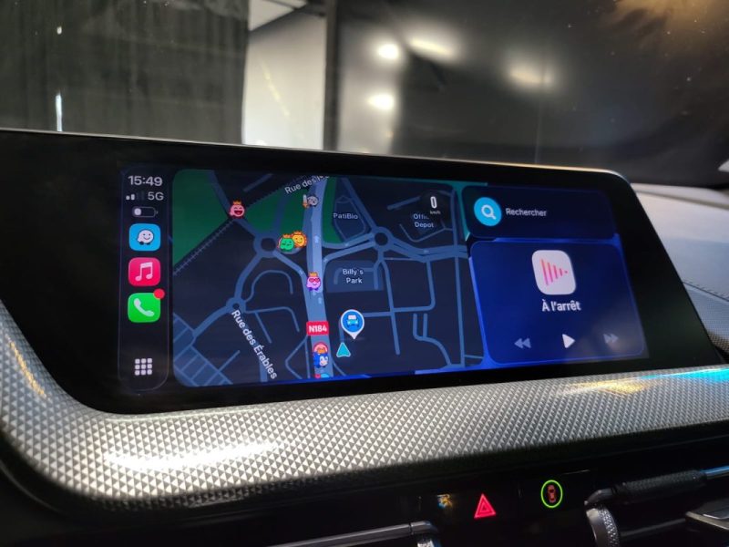 BMW SERIE 1 118I 136CH SPORT LINE DKG7 / SIEGES CUIR CHAUFFANTS + VOLANT CHAUFFANT / 