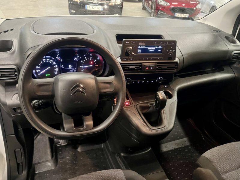 CITROEN Berlingo Van M 650kg 1.6 Bluehdi 75ch Club 2 Places BVM GARANTIE 6 MOIS 