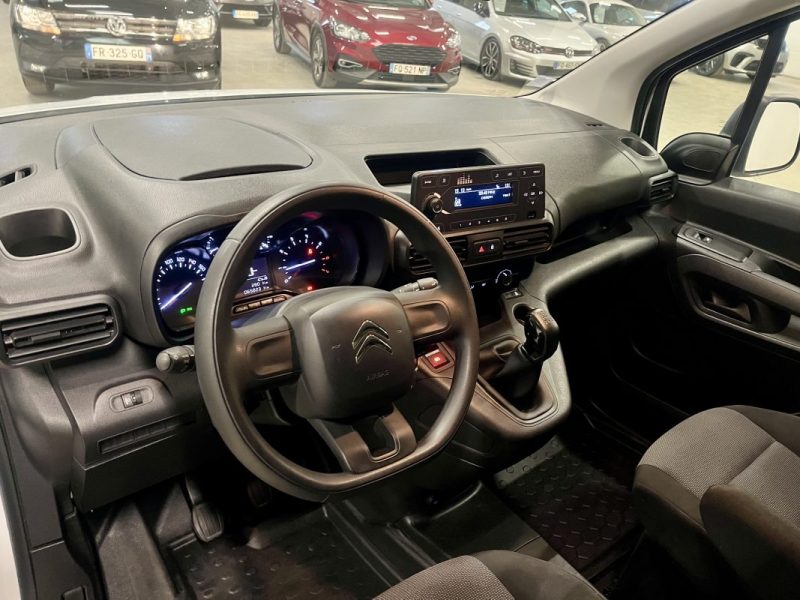 CITROEN Berlingo Van M 650kg 1.6 Bluehdi 75ch Club 2 Places BVM GARANTIE 6 MOIS 