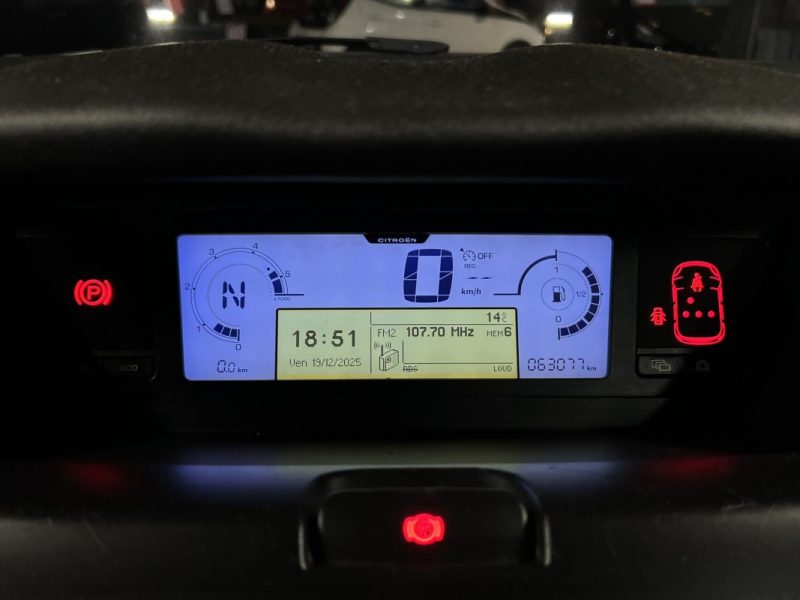 CITROEN C4 PICASSO 1.6 HDI 110 Cv BOITE AUTOMATIQUE / 63 100 Kms 1ERE MAIN - GARANTIE 1 AN