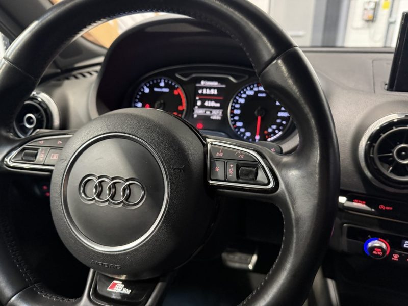 AUDI A3 2.0 TDI 184CH S-LINE QUATTRO S TRONIC 6 / APPLE CARPLAY
