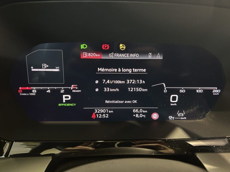 AUDI A3 BERLINE 35 TFSI 150CV MILD HYBRID S TRONIC / TOIT OUVRANT & SIÈGES CHAUFFANTS