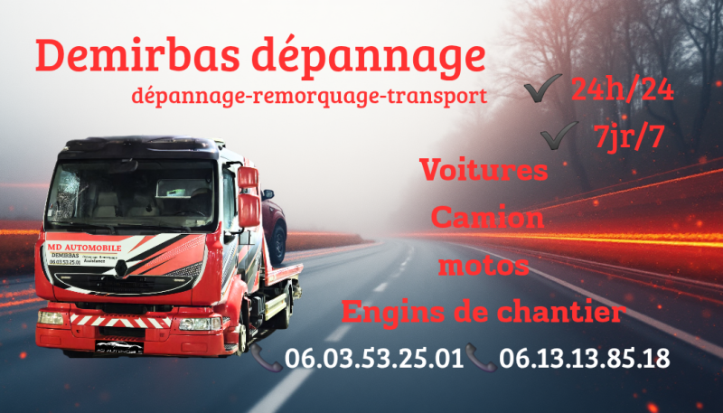 RENAULT MIDLUM dépanneuse tracteur routier  DEPANNAGE REMORQUAGE EXPRESS