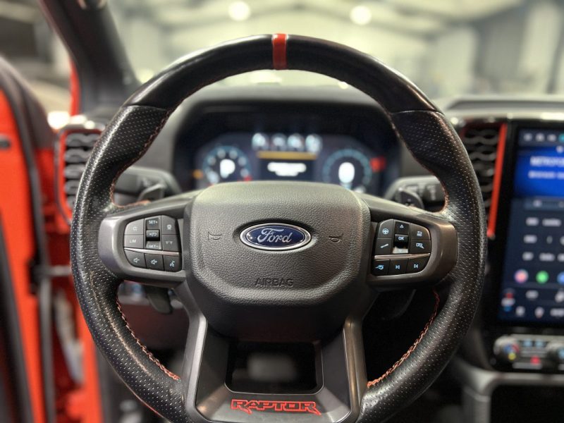Ford Raptor Ranger 3.0 V6 292ch S&S Double Cabine BVA10 | 35 000 KM | Caméra 360 | Volant chauffant 