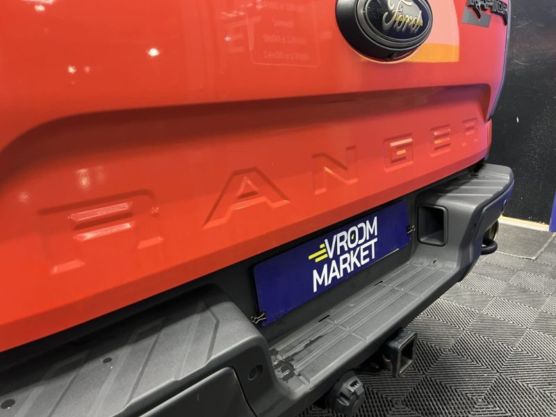 Ford Raptor Ranger 3.0 V6 292ch S&S Double Cabine BVA10 | 35 000 KM | Caméra 360 | Volant chauffant 