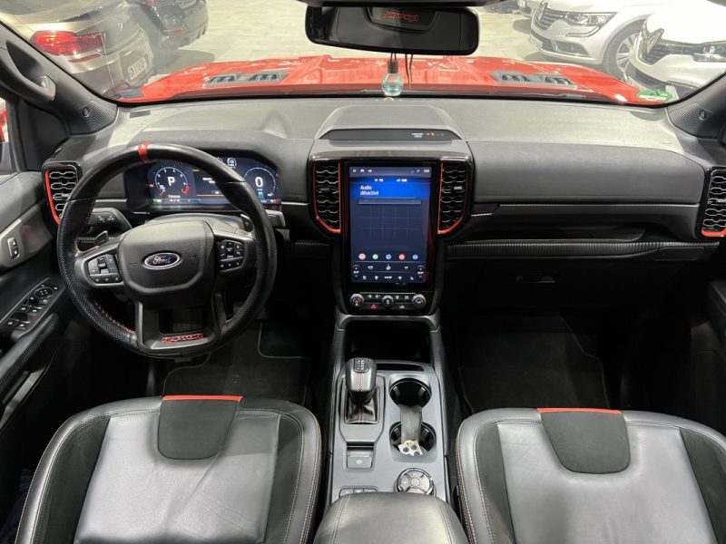 Ford Raptor Ranger 3.0 V6 292ch S&S Double Cabine BVA10 | 35 000 KM | Caméra 360 | Volant chauffant 