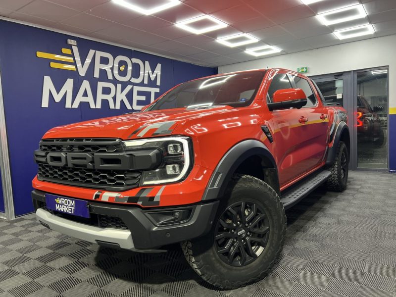 Ford Raptor Ranger 3.0 V6 292ch S&S Double Cabine BVA10 | 35 000 KM | Caméra 360 | Volant chauffant 