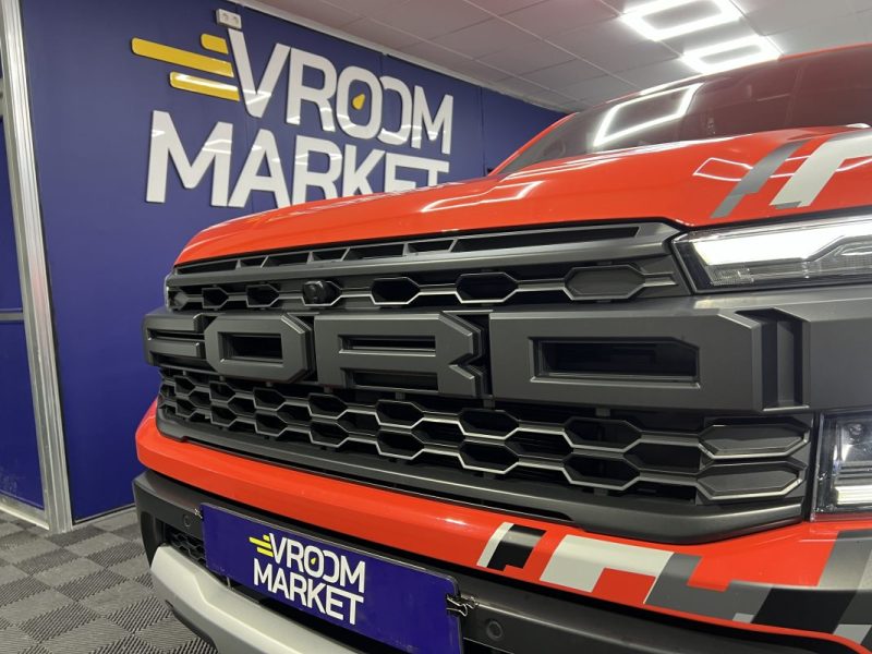 Ford Raptor Ranger 3.0 V6 292ch S&S Double Cabine BVA10 | 35 000 KM | Caméra 360 | Volant chauffant 