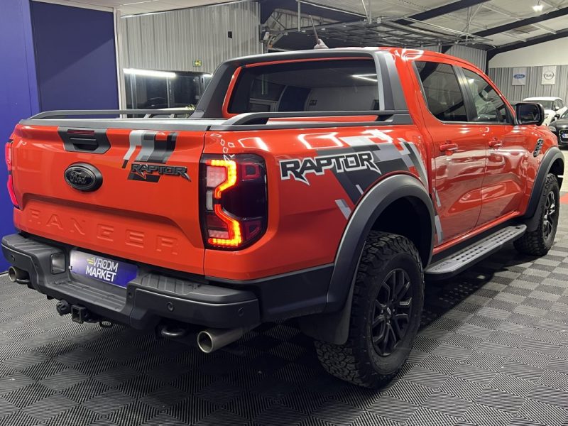 Ford Raptor Ranger 3.0 V6 292ch S&S Double Cabine BVA10 | 35 000 KM | Caméra 360 | Volant chauffant 
