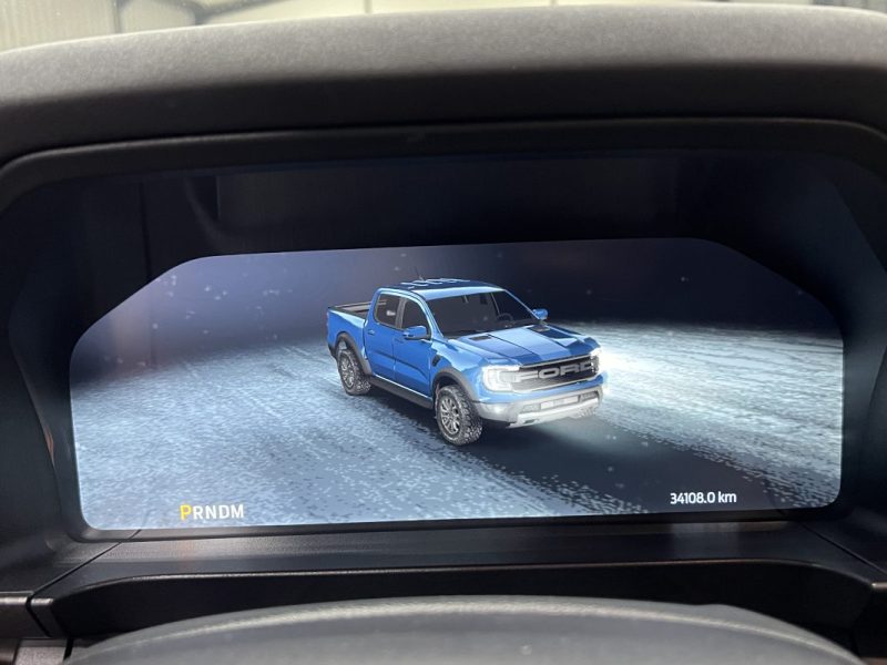 Ford Raptor Ranger 3.0 V6 292ch S&S Double Cabine BVA10 | 35 000 KM | Caméra 360 | Volant chauffant 