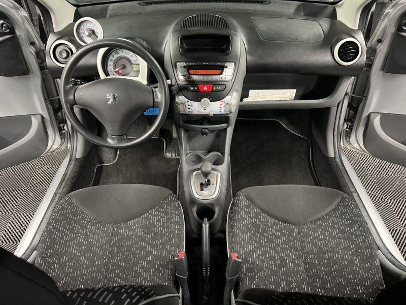 PEUGEOT 107 1.0 68 Cv BOITE AUTOMATIQUE / 17 100 Kms REELS 5 PORTES CRIT AIR 1 - GARANTIE 1 AN