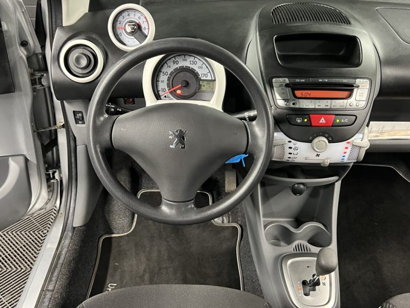 PEUGEOT 107 1.0 68 Cv BOITE AUTOMATIQUE / 17 100 Kms REELS 5 PORTES CRIT AIR 1 - GARANTIE 1 AN