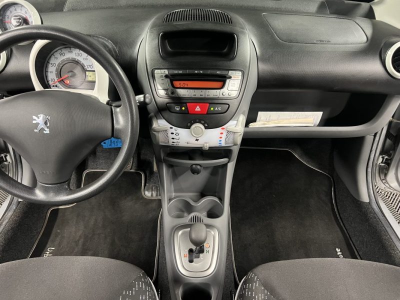 PEUGEOT 107 1.0 68 Cv BOITE AUTOMATIQUE / 17 100 Kms REELS 5 PORTES CRIT AIR 1 - GARANTIE 1 AN