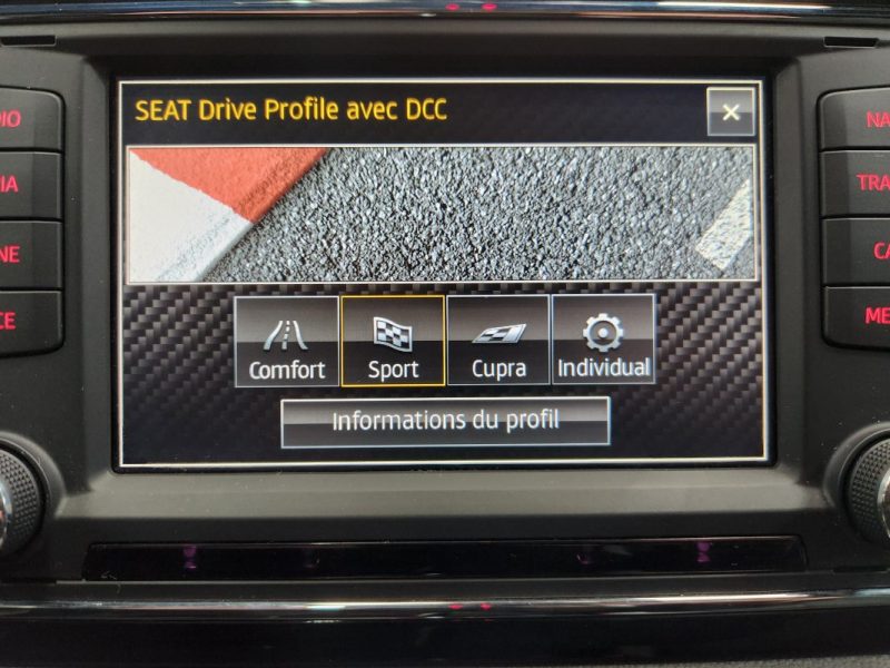 SEAT LEON ST 2.0 TSI CUPRA 290 DSG*SIEGES PERF.*ACC*PANO*CAMERA*SOUND*
