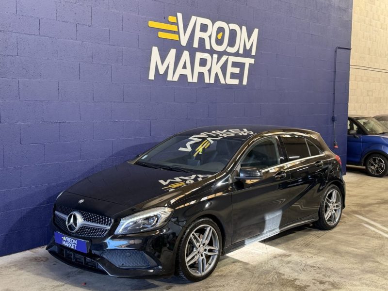 MERCEDES CLASSE A 180D 1.5 PACK AMG BVA7 DISTRIBUTION ET ENTRETIEN A JOUR - SIEGES CHAUFFANTS 