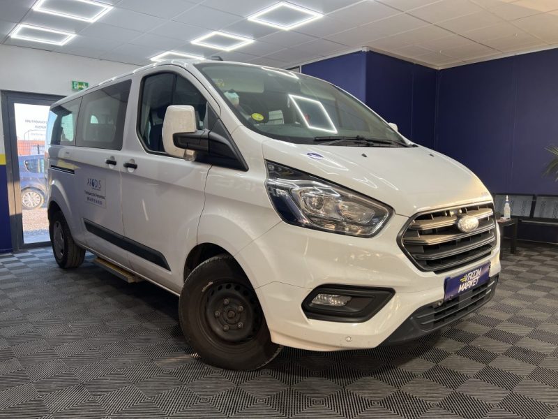 Ford Transit Custom 2.0 EcoBlue 105CH 9 places | TVA récupérable | Équipements PMR | Entretiens OK