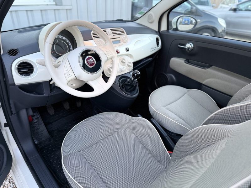 FIAT 500 1.2 MPI 8V 69CV  LOUNGE STOP AND START 2009 123000KM 