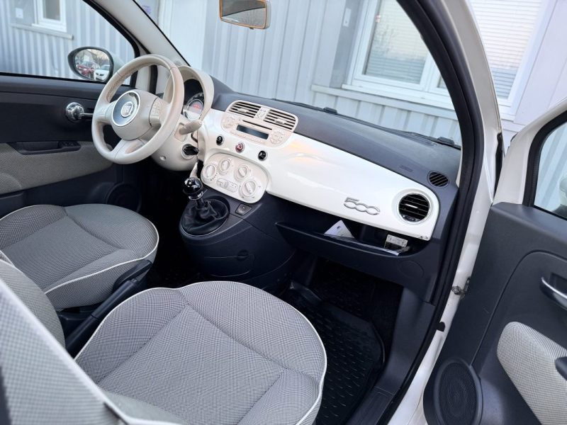 FIAT 500 1.2 MPI 8V 69CV  LOUNGE STOP AND START 2009 123000KM 