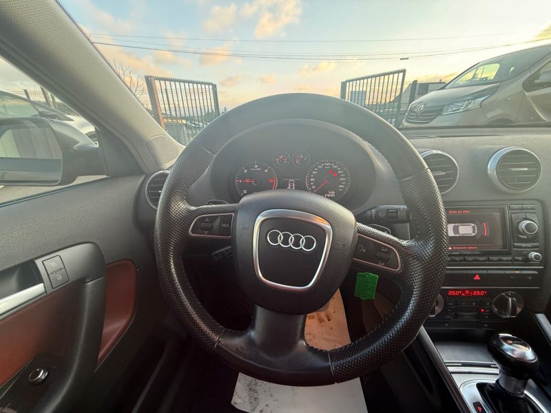 AUDI A3 SPORTBACK PHASE 2 BOITE AUTOMATIQUE 2.0 TDI - 16V 140CV 2011