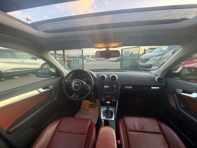 AUDI A3 SPORTBACK PHASE 2 BOITE AUTOMATIQUE 2.0 TDI - 16V 140CV 2011