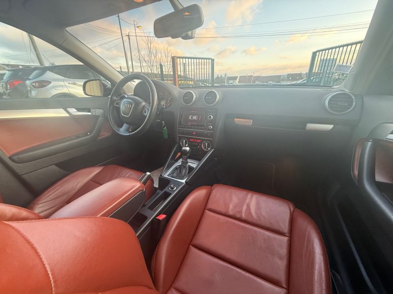 AUDI A3 SPORTBACK PHASE 2 BOITE AUTOMATIQUE 2.0 TDI - 16V 140CV 2011