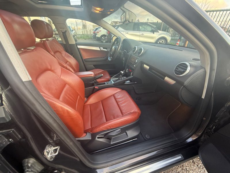 AUDI A3 SPORTBACK PHASE 2 BOITE AUTOMATIQUE 2.0 TDI - 16V 140CV 2011