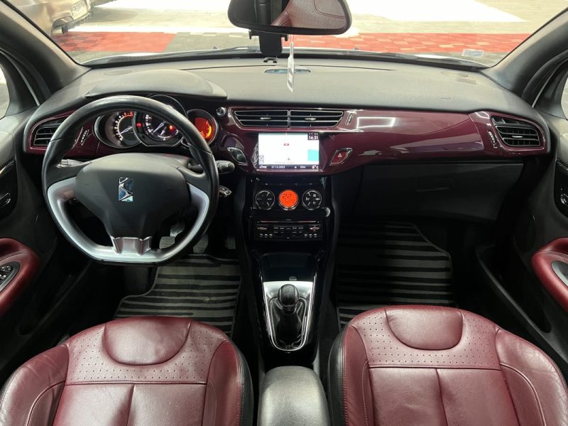 Citroën DS3 1.6 e-HDi 92ch So Chic | 129 800 KM | Immat FR | GPS | Bluetooth | Cuir chauffant  