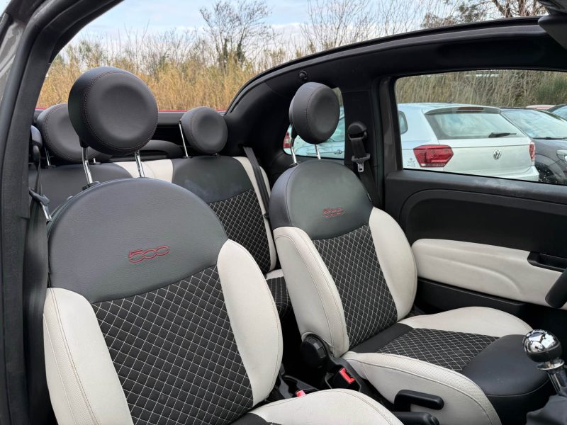FIAT 500C CABRIOLET  1.2 8V 69CH ECO PACK LOUNGE 39MKM
