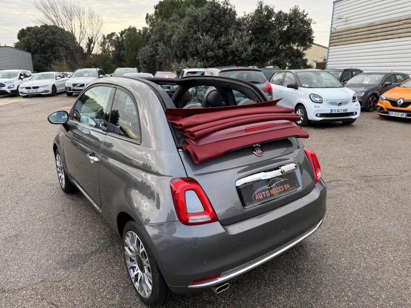 FIAT 500C CABRIOLET  1.2 8V 69CH ECO PACK LOUNGE 39MKM