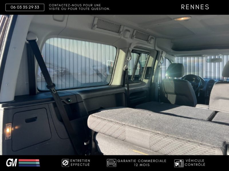 VOLKSWAGEN CADDY IV 1.6 TDI 7 PLACES / TVA RÉCUPÉRABLE / 1ÈRE MAIN FRANÇAISE / HISTORIQUE D’ENTRETIE