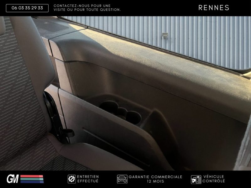 VOLKSWAGEN CADDY IV 1.6 TDI 7 PLACES / TVA RÉCUPÉRABLE / 1ÈRE MAIN FRANÇAISE / HISTORIQUE D’ENTRETIE