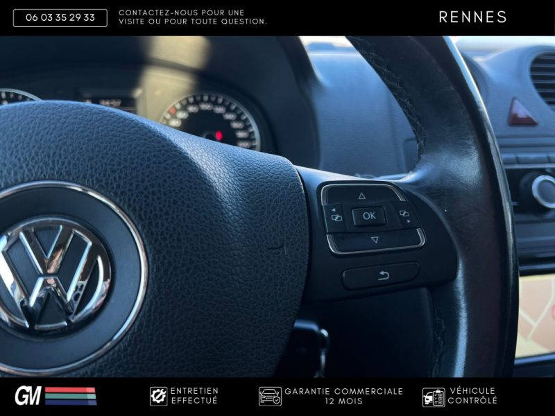 VOLKSWAGEN CADDY IV 1.6 TDI 7 PLACES / TVA RÉCUPÉRABLE / 1ÈRE MAIN FRANÇAISE / HISTORIQUE D’ENTRETIE