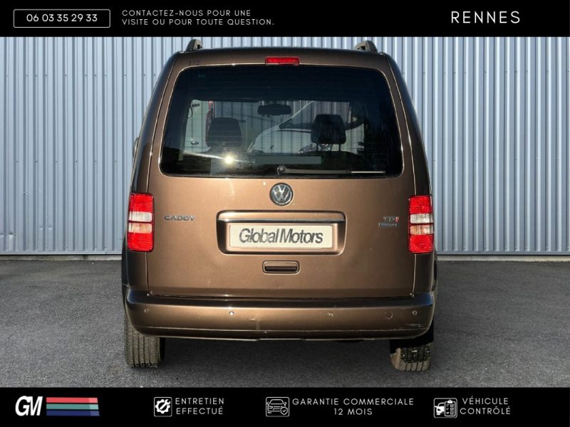 VOLKSWAGEN CADDY IV 1.6 TDI 7 PLACES / TVA RÉCUPÉRABLE / 1ÈRE MAIN FRANÇAISE / HISTORIQUE D’ENTRETIE