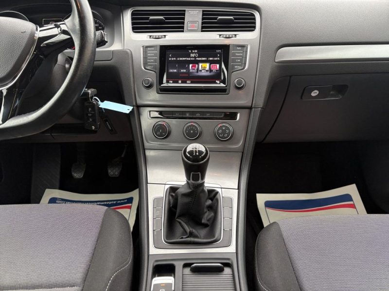 VOLKSWAGEN GOLF VII 1.6 TDI 105CH BLUEMOTION TECHNOLOGY FAP CONFORTLINE BUSINESS 2014